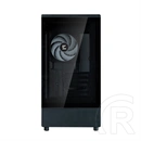 Zalman P10 BLACK (táp nélküli, mATX, ablakos, MT Mini Tower, fekete)
