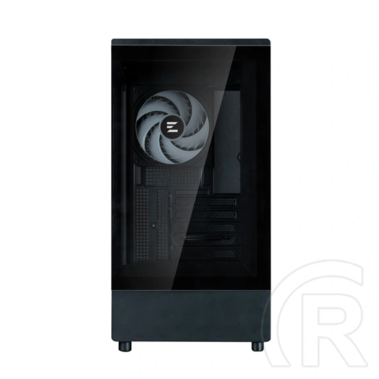 Zalman P10 BLACK (táp nélküli, mATX, ablakos, MT Mini Tower, fekete)