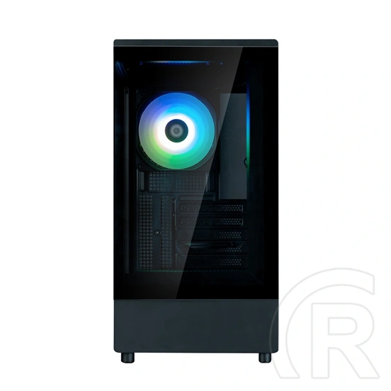 Zalman P10 BLACK (táp nélküli, mATX, ablakos, MT Mini Tower, fekete)