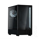 Zalman P10 BLACK (táp nélküli, mATX, ablakos, MT Mini Tower, fekete)