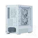 Zalman P10 Namu (táp nélküli, mATX, ablakos, MT Mini Tower, fehér)-barna