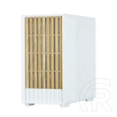 Zalman P10 Namu (táp nélküli, mATX, ablakos, MT Mini Tower, fehér)-barna