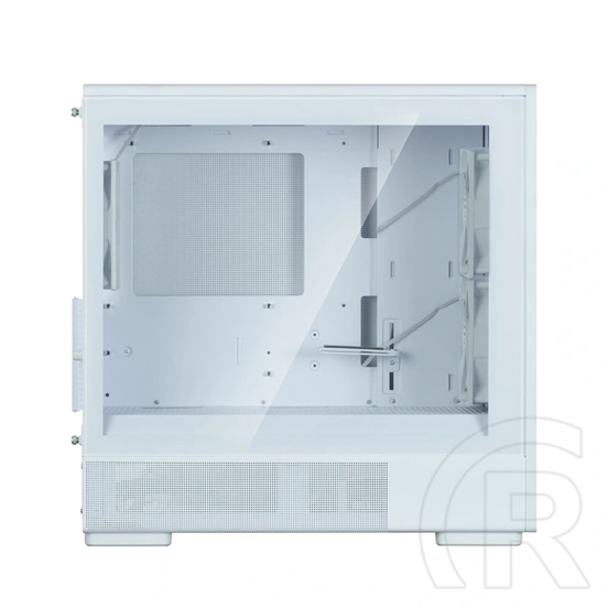 Zalman P10 Namu (táp nélküli, mATX, ablakos, MT Mini Tower, fehér)-barna