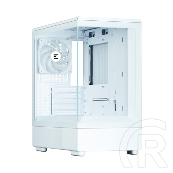 Zalman P10 WHITE (táp nélküli, mATX, ablakos, MT Mini Tower, fehér)