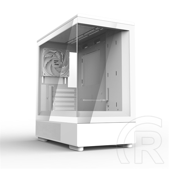 Zalman P10 WHITE (táp nélküli, mATX, ablakos, MT Mini Tower, fehér)