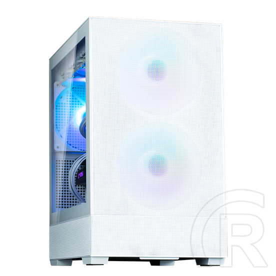 Zalman P30 AIR (táp nélküli, mATX, ablakos, MT Mini Tower, fehér)