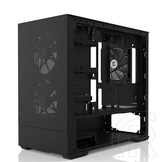 Zalman P30 AIR (táp nélküli, mATX, ablakos, MT Mini Tower, fekete)
