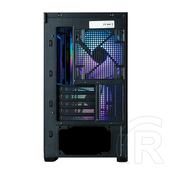 Zalman P30 AIR (táp nélküli, mATX, ablakos, MT Mini Tower, fekete)