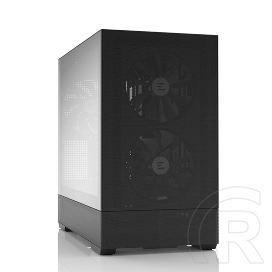 Zalman P30 AIR (táp nélküli, mATX, ablakos, MT Mini Tower, fekete)