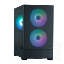 Zalman P30 AIR (táp nélküli, mATX, ablakos, MT Mini Tower, fekete)