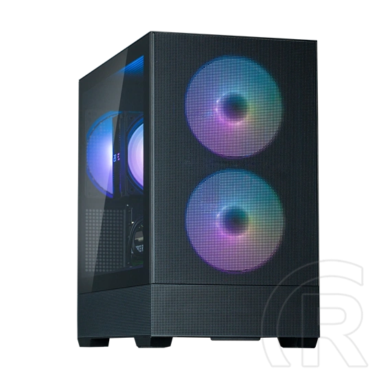 Zalman P30 AIR (táp nélküli, mATX, ablakos, MT Mini Tower, fekete)