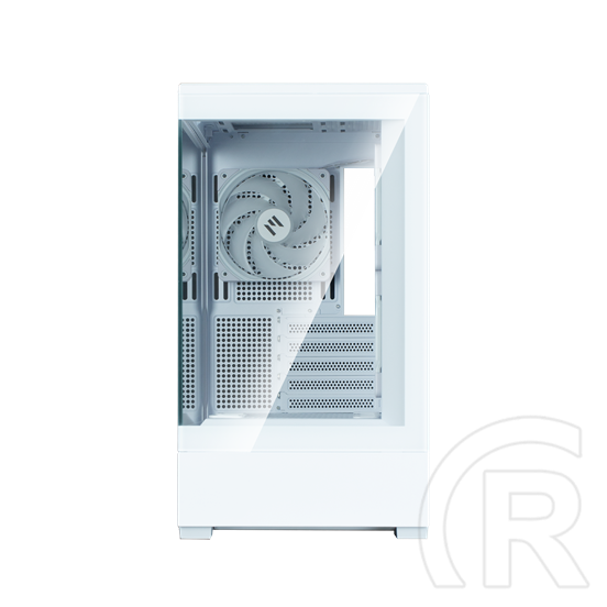Zalman P30 WHITE V2 (táp nélküli, mATX, ablakos, MT Mini Tower, fehér)