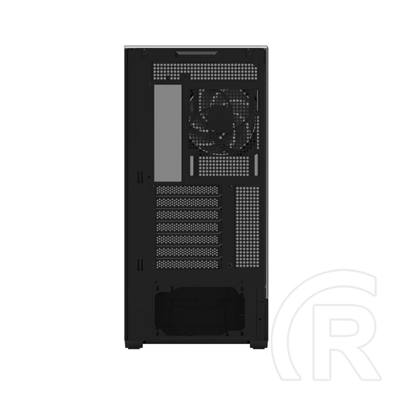Zalman P40 Prism (táp nélküli, ATX, ablakos, Mid Tower, fekete)