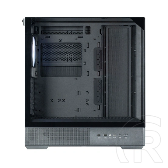 Zalman P40 Prism (táp nélküli, ATX, ablakos, Mid Tower, fekete)