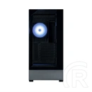 Zalman P40 Prism (táp nélküli, ATX, ablakos, Mid Tower, fekete)