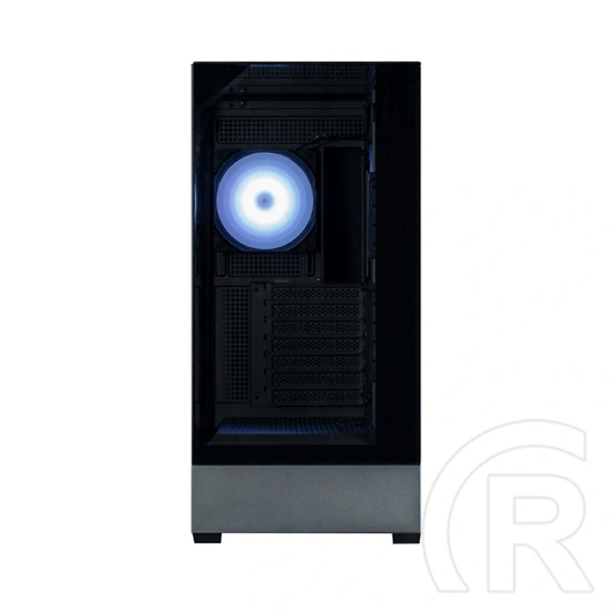 Zalman P40 Prism (táp nélküli, ATX, ablakos, Mid Tower, fekete)