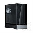 Zalman P40 Prism (táp nélküli, ATX, ablakos, Mid Tower, fekete)