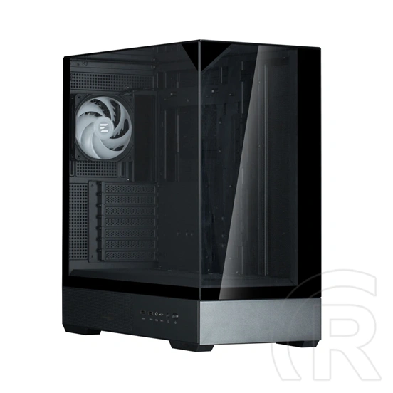Zalman P40 Prism (táp nélküli, ATX, ablakos, Mid Tower, fekete)