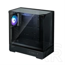 Zalman P40 Prism (táp nélküli, ATX, ablakos, Mid Tower, fekete)