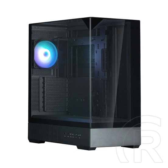 Zalman P40 Prism (táp nélküli, ATX, ablakos, Mid Tower, fekete)