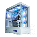 Zalman P50 DS (táp nélküli, ATX, ablakos, Mid Tower, fehér)