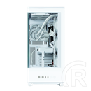 Zalman P50 DS (táp nélküli, ATX, ablakos, Mid Tower, fehér)