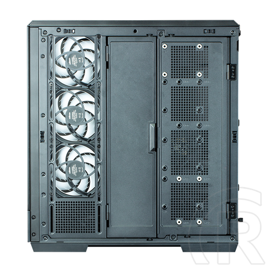 Zalman P50 DS (táp nélküli, ATX, ablakos, Mid Tower, fekete)