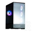 Zalman P50 DS (táp nélküli, ATX, ablakos, Mid Tower, fekete)