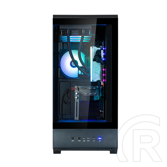 Zalman P50 DS (táp nélküli, ATX, ablakos, Mid Tower, fekete)