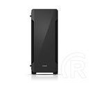 Zalman S3 (midi torony, ATX, ablakos, fekete)
