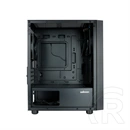 Zalman T3 PLUS (táp nélküli, ATX, ablakos, MT Mini Tower, fekete)
