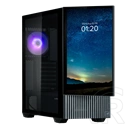 Zalman Z10 DS BLACK (táp nélküli, ATX, ablakos, Mid Tower, fekete)