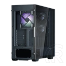 Zalman Z10 DS BLACK (táp nélküli, ATX, ablakos, Mid Tower, fekete)