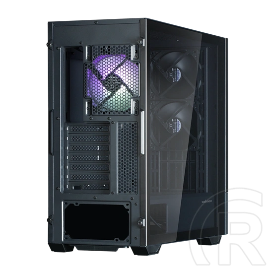 Zalman Z10 DS BLACK (táp nélküli, ATX, ablakos, Mid Tower, fekete)