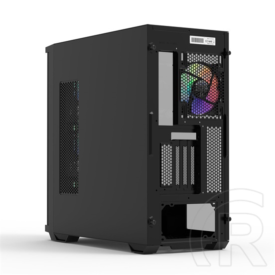 Zalman Z10 DUO (táp nélküli, ATX, ablakos, Mid Tower, fekete)