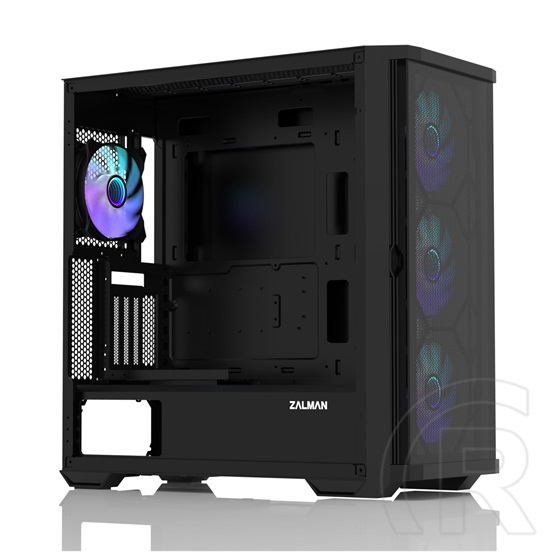 Zalman Z10 DUO (táp nélküli, ATX, ablakos, Mid Tower, fekete)