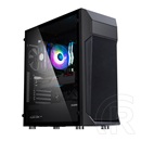 Zalman Z1 PLUS (ATX, ablakos, fekete)