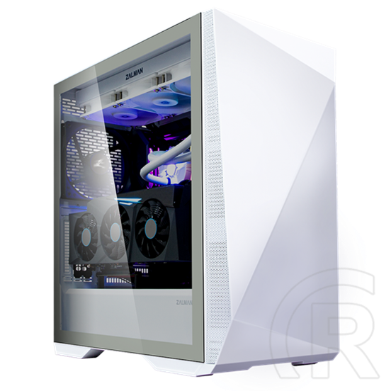 Zalman Z3 Iceberg (ATX, ablakos, fehér)