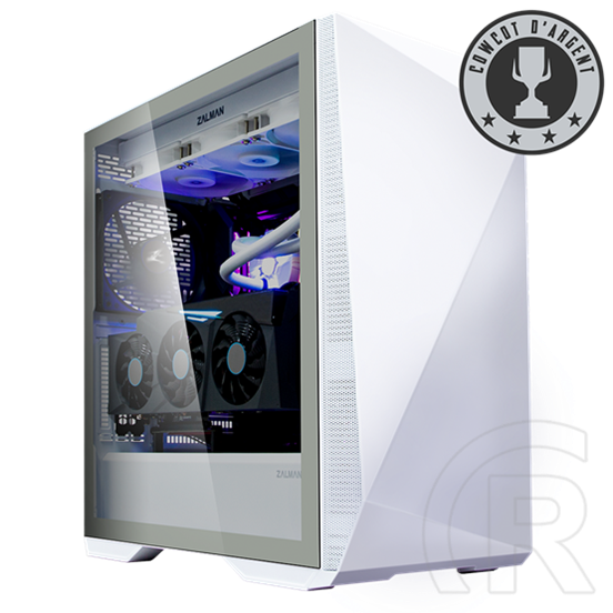 Zalman Z9 Iceberg (ATX, ablakos, fehér)