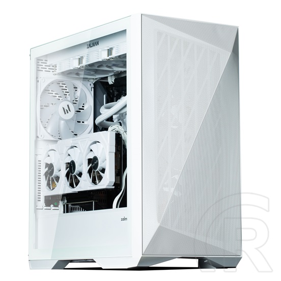 Zalman Z9 Iceberg MS (táp nélküli, E-ATX, ablakos, Full Tower, fehér)