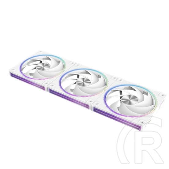 Zalman ZM-DF120 A3 hűtő ventilátor (120 x 25 mm, 2 db, PWM, fehér)