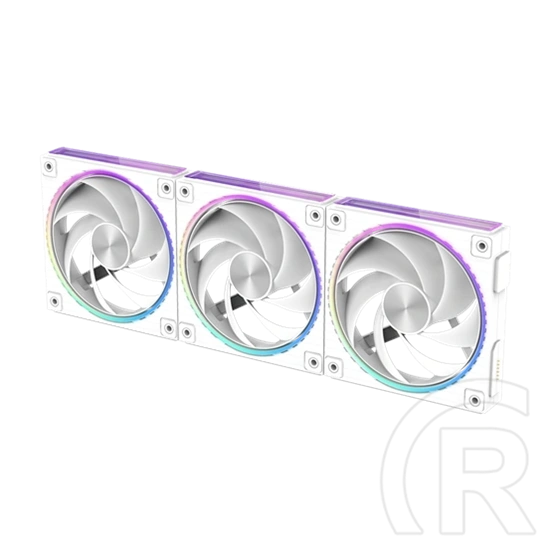 Zalman ZM-DF120 A3 hűtő ventilátor (120 x 25 mm, 2 db, PWM, fehér)