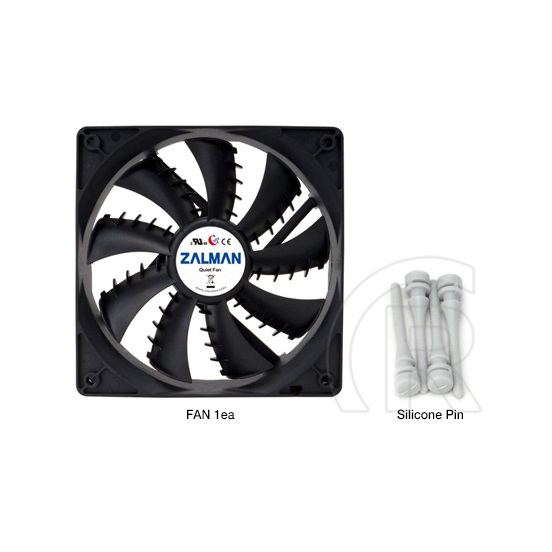 Zalman ZM-F1 Plus Shark Fin Blade hűtő ventilátor (80 mm, 2000 rpm, 23 dB)