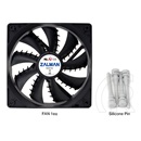 Zalman ZM-F1 Plus Shark Fin Blade hűtő ventilátor (80 mm, 2000 rpm, 23 dB)