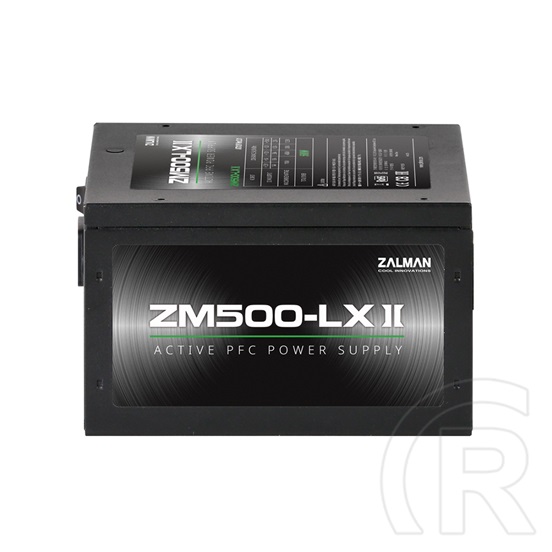 Zalman ZM500-LXII tápegység (500 W, 80+ Bronze, ATX)