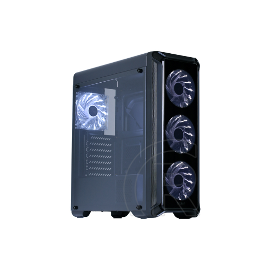 Zalman i3 Luxurious Design Edge (ATX, ablakos, fekete)