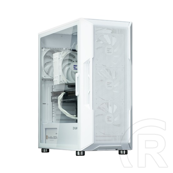 Zalman i3 NEO ARGB White (táp nélküli, ATX, ablakos, Mid Tower, fehér)