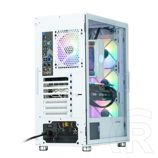 Zalman i3 NEO White (táp nélküli, ATX, ablakos, Mid Tower, fehér)