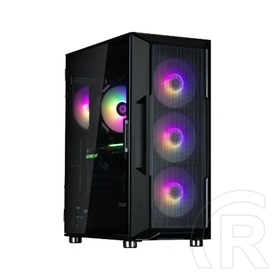Zalman i3 Neo ARGB V2 (midi torony, ATX, ablakos, fekete)