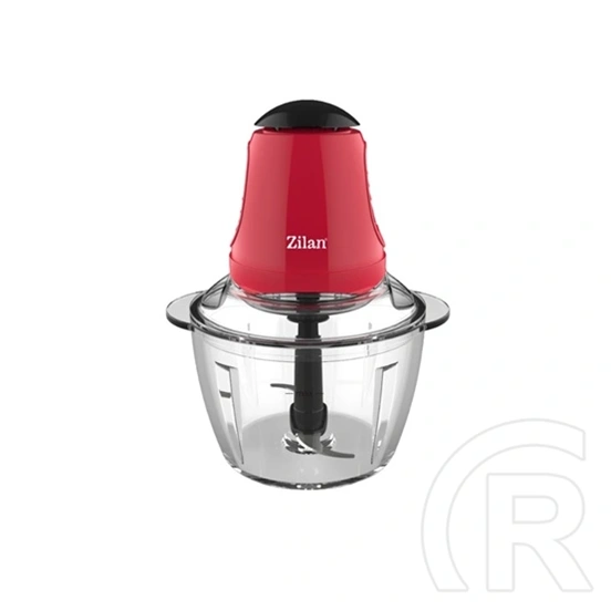 Zilan ZLN5619 elektromos aprítógép (üvegedény, 1 l, 200 W, kivehető alkatrészek, tárolófedél, piros)